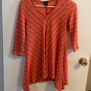 Coral tunic (asymmetrical)